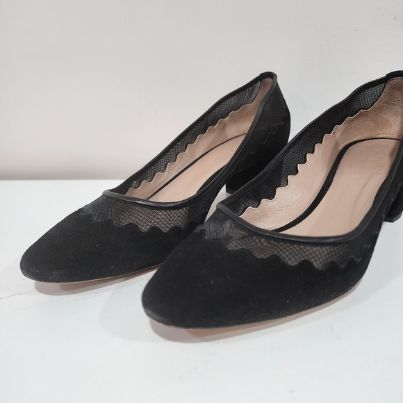 Chloe bridget scallop pumps, size 39.5 - Picture 3 of 6